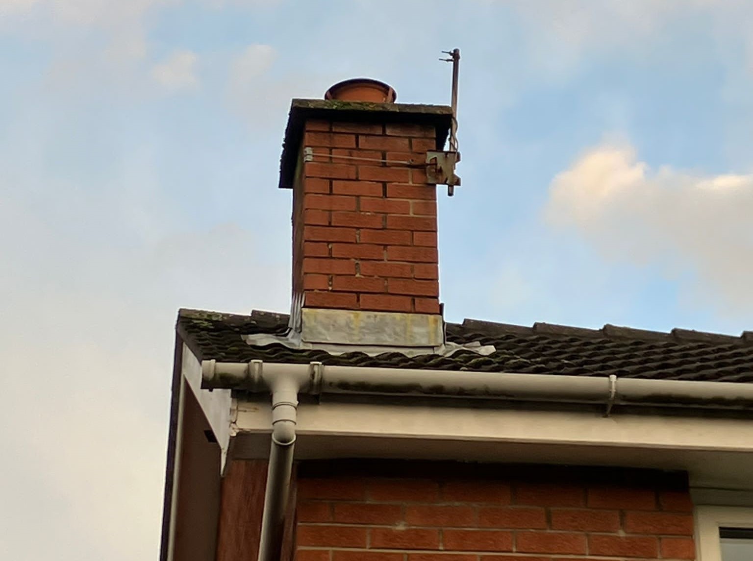 Chimney Removal & Tile Replacement image